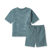 Origami Dinos Boy Tee & Shorts Set